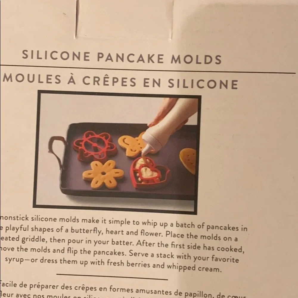 WILLIAMS SONOMA Silicone pancake molds